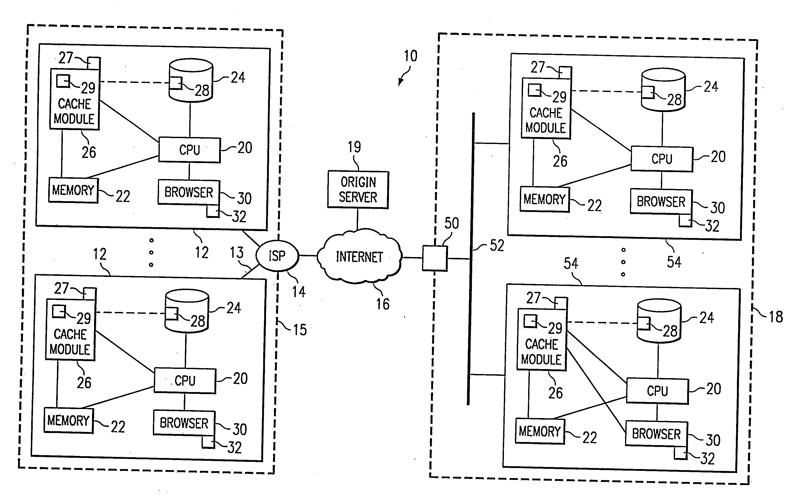 Method and System for Community Data Caching
