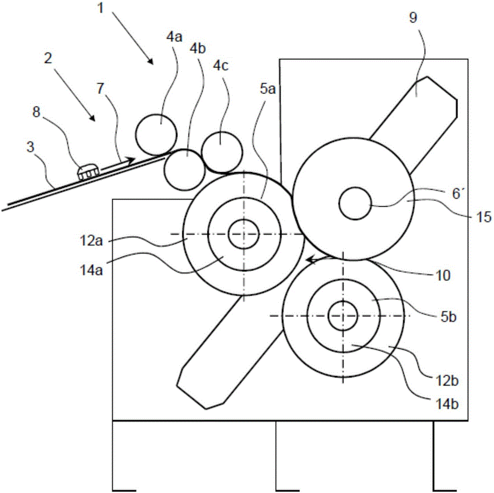 Winding machine for creating cotton wool roll and method for winding cotton wool