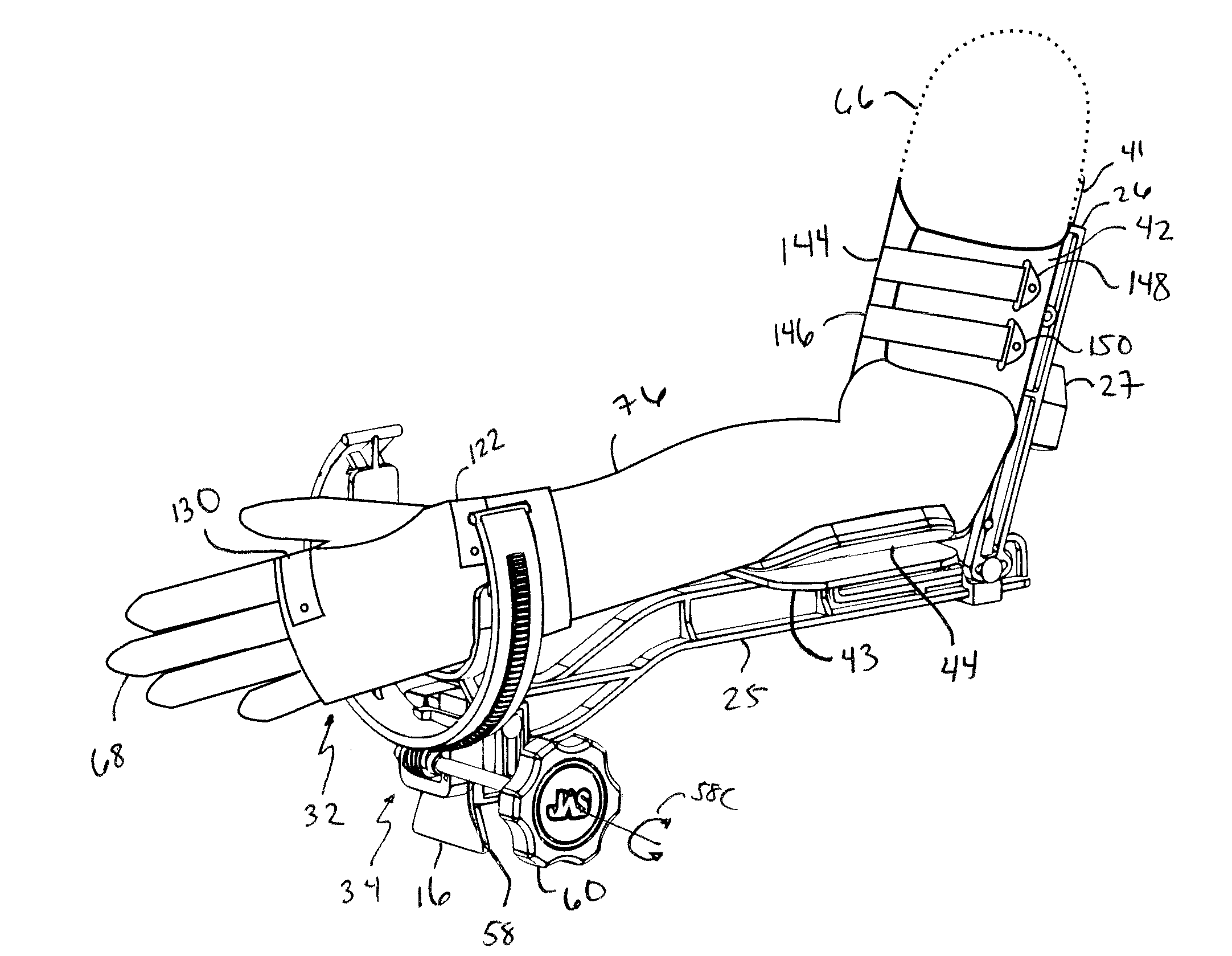Orthosis Apparatus and Method of Using an Orthosis Apparatus