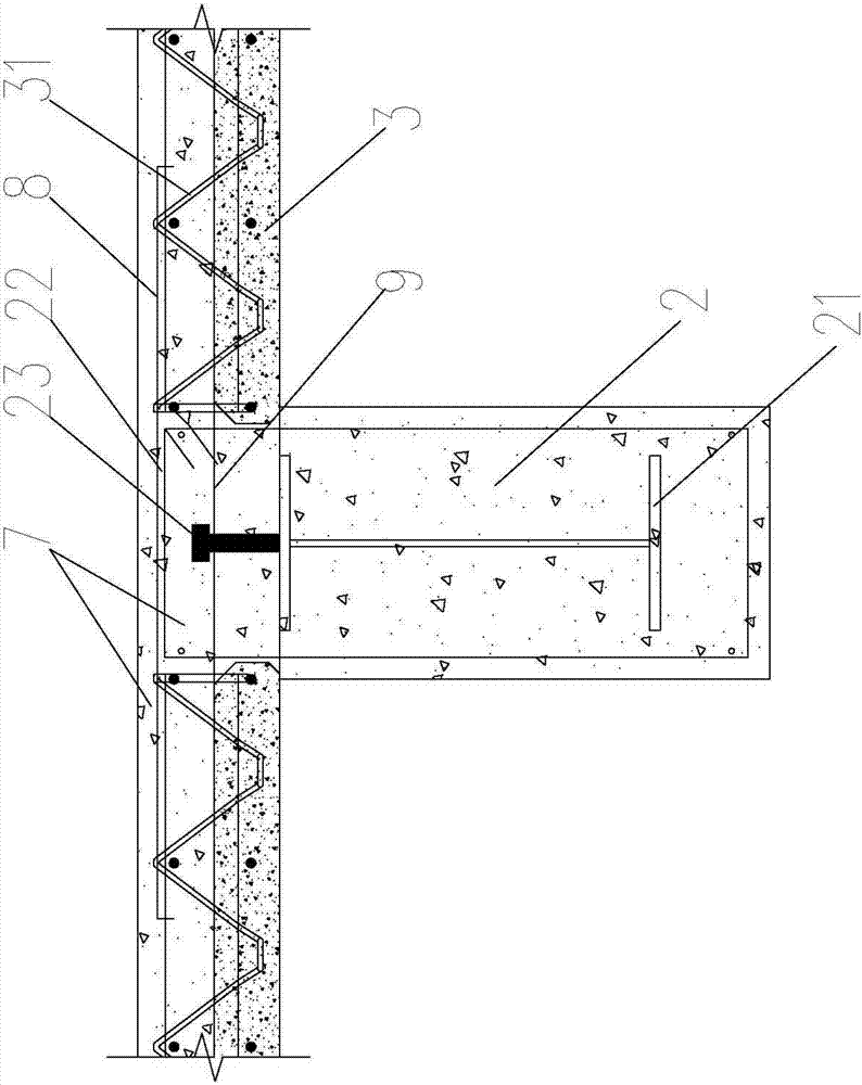Assembly type residential steel structure system