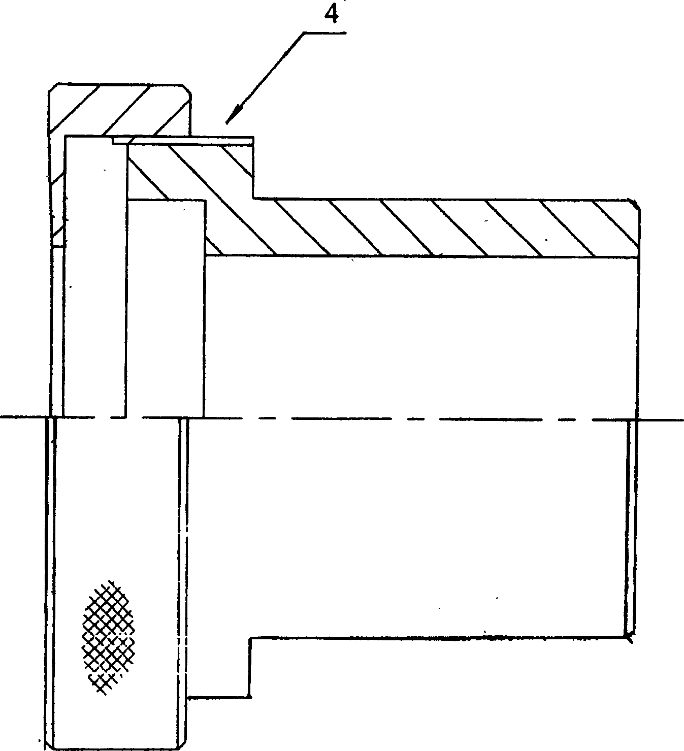 Coaxial measuring tool and measuring method