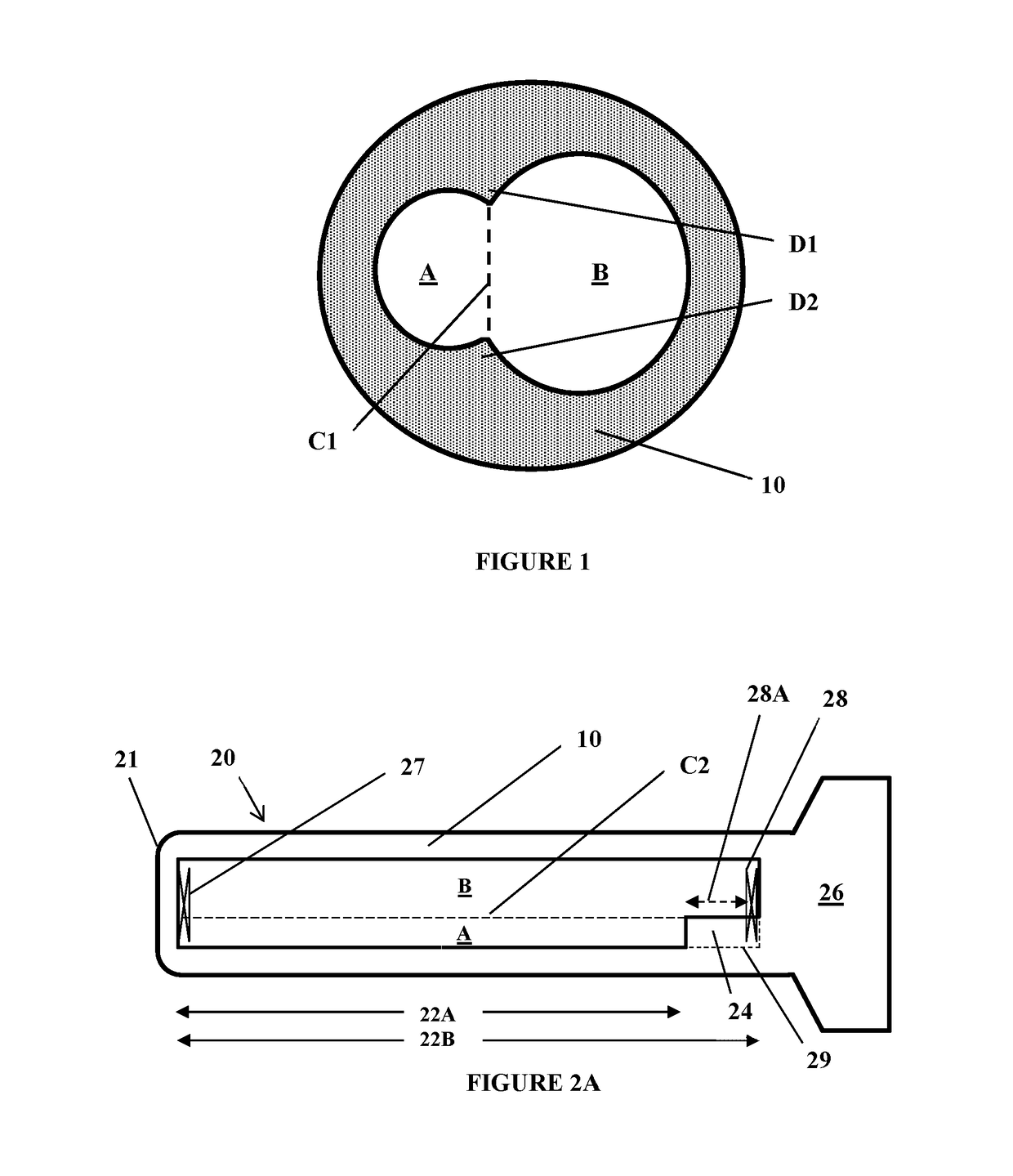 Slotted battery cavity for multiple cell sizes