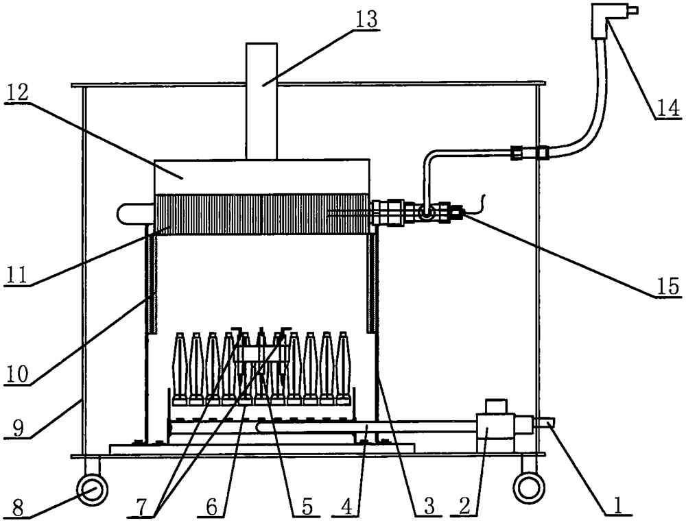 Fuel gas pressure stabilizing type top-speed steam engine