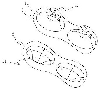 Shock-absorbing and power-assisting shoe sole