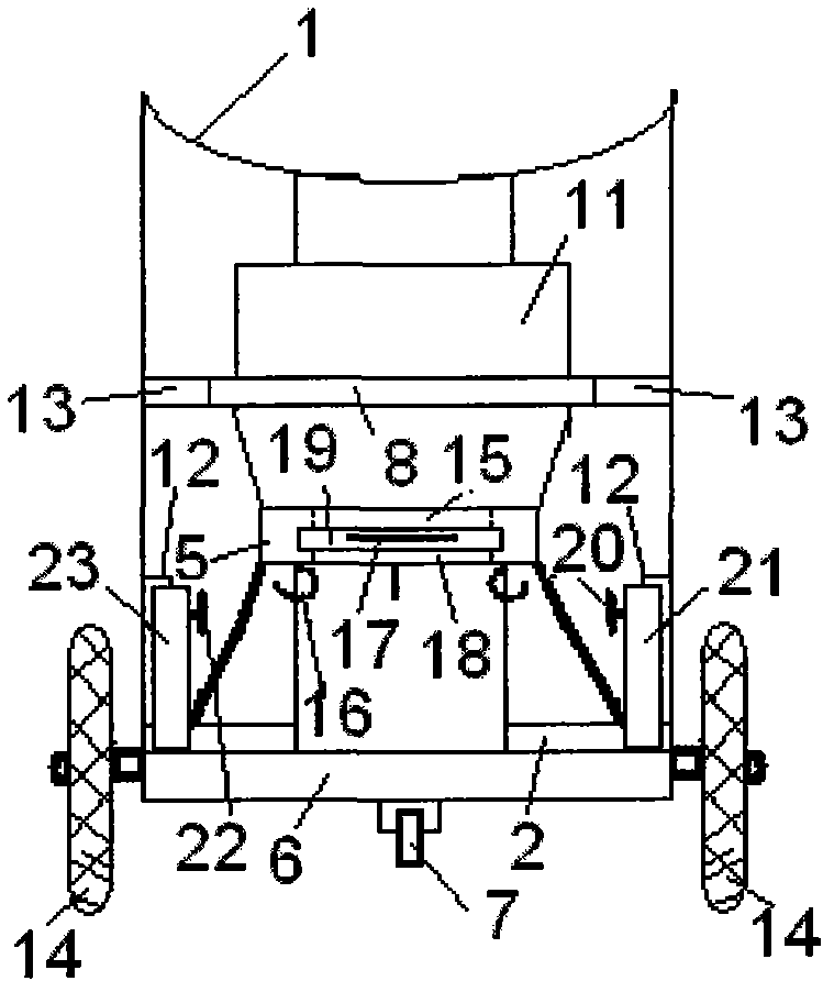 Restraint device being provided with baffle and being convenient for relieving bowels, carrying pregnant women with metal diseases for examination solution and supporting abdomens