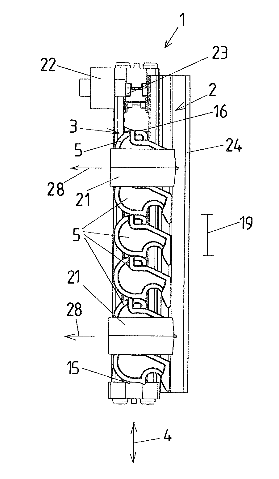 Pull-out blocking device