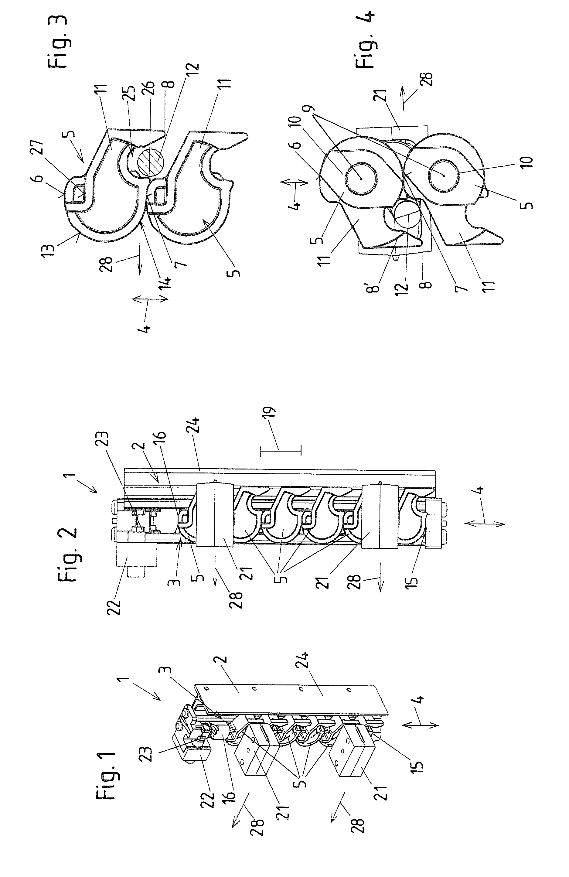 Pull-out blocking device