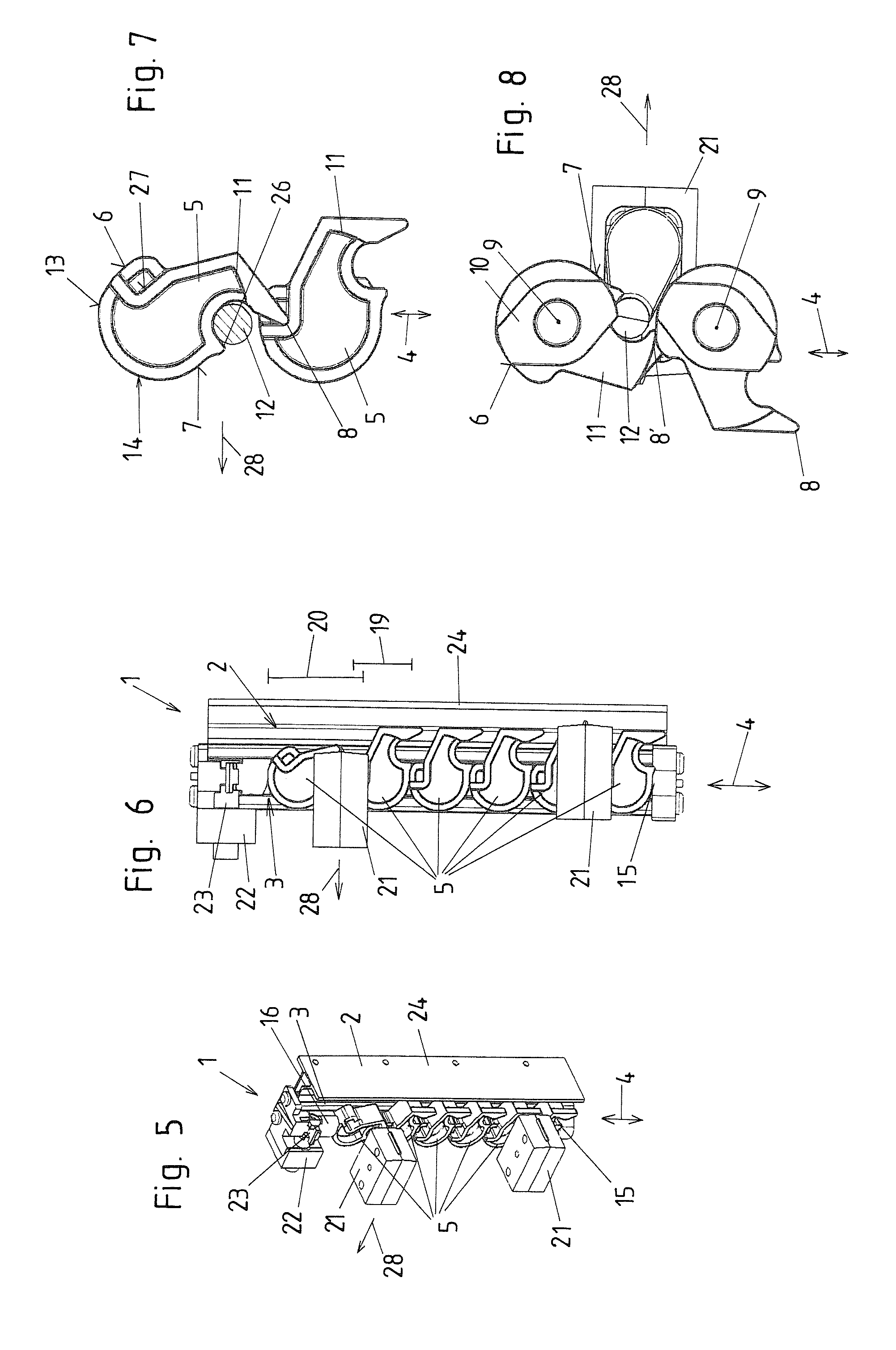 Pull-out blocking device