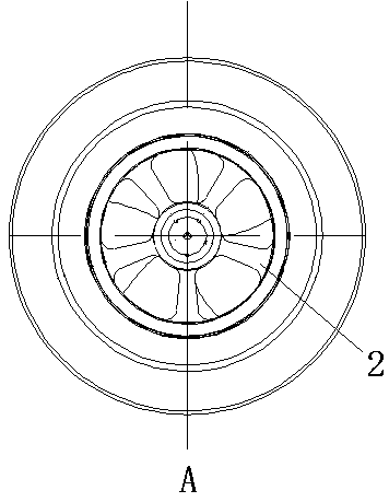 Bidirectional kinetic energy output wheel
