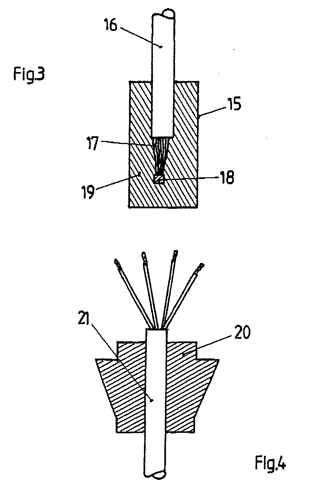 Method for coating and/or partial extrusion-coating of flexible, elongated products