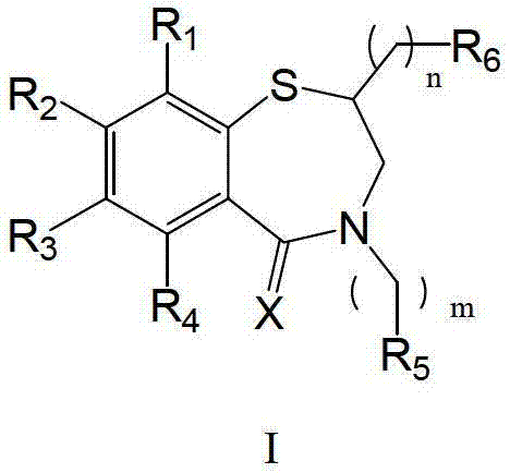 3,4-dihydrobenzo[f][1,4]thiazepine compound or salts of same and medical use of same