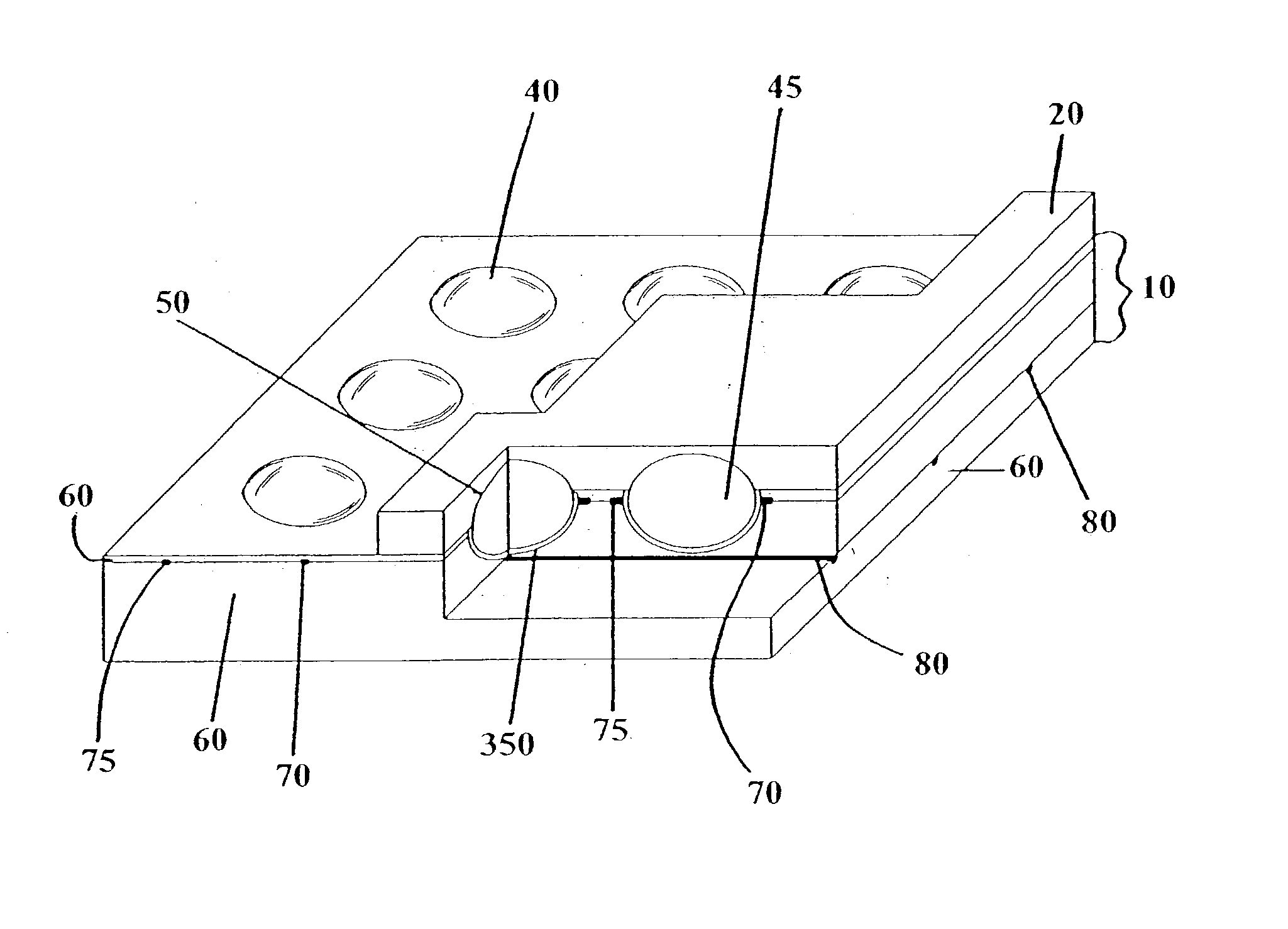 Light-emitting panel and a method for making