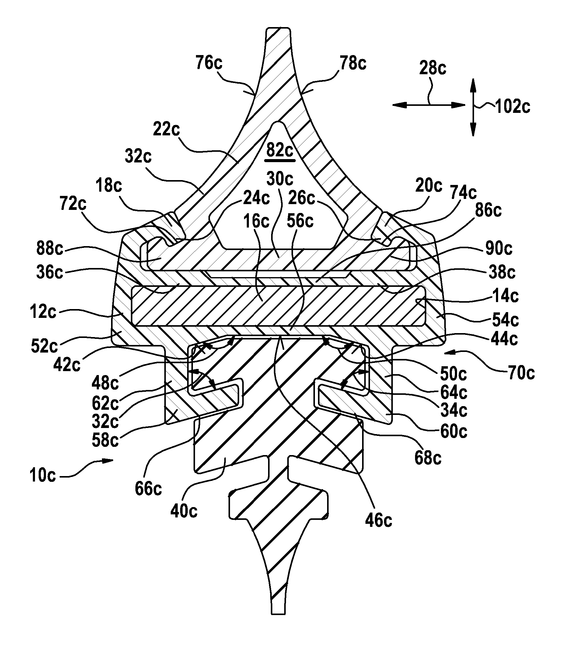 Wiping device, in particular wiping device for a motor vehicle pane