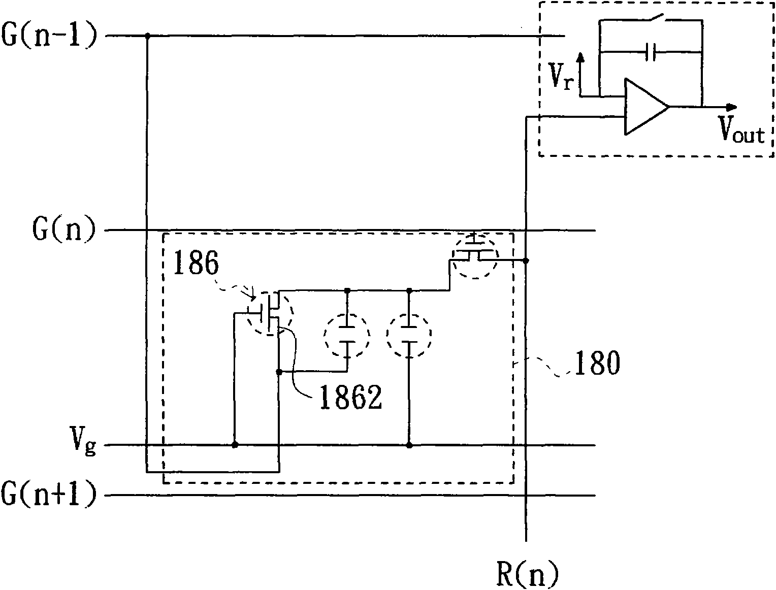 Substrate with touch control function, liquid crystal display and operation method for driving substrate