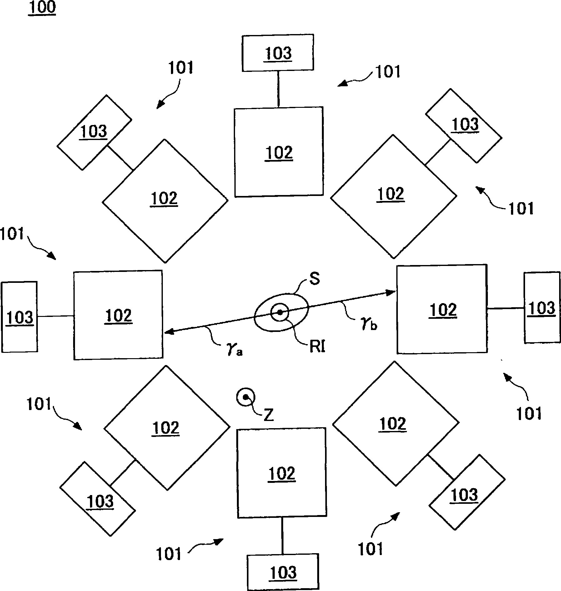 Radiation detector and radiation inspecting apparatus