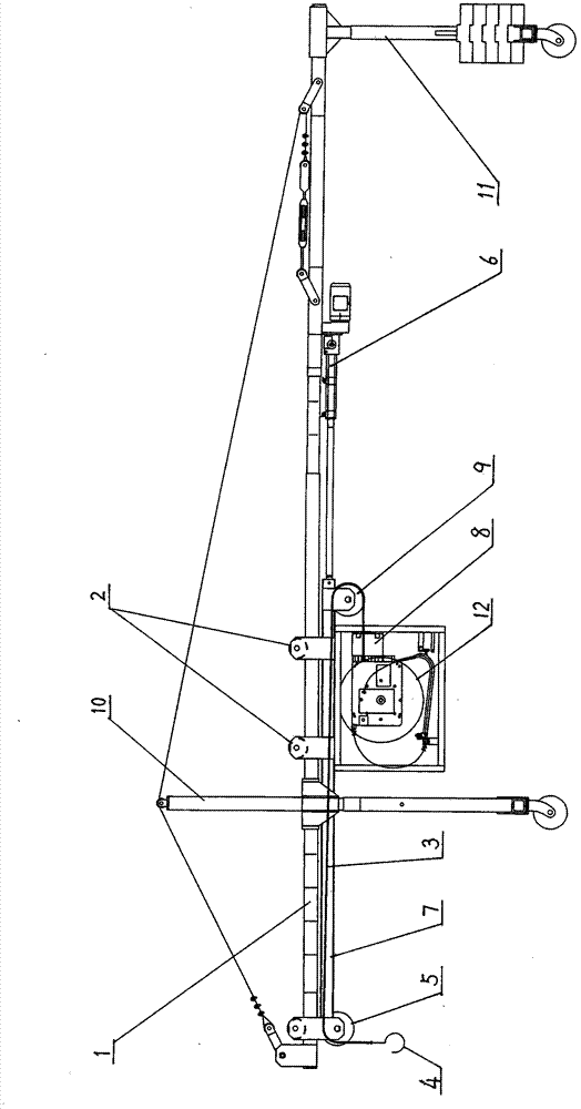 Portable hoisting device