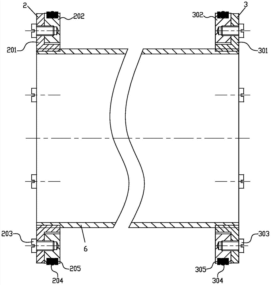 Thin-walled circular tube inner hole honing fixture