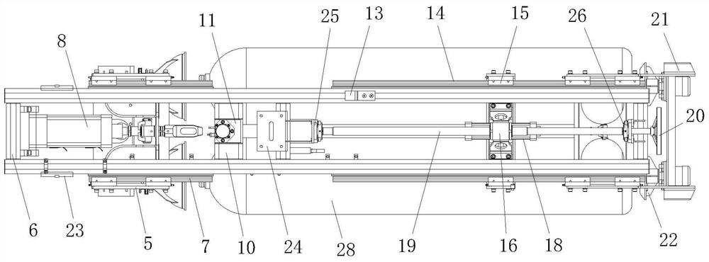 Clamping mechanism for full-automatic internal polishing machine