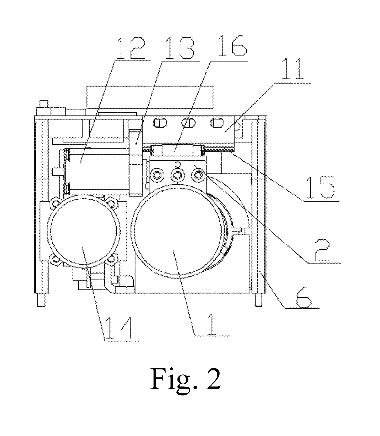 Lens scanning mode hyperspectral imaging system and rotor unmanned aerial vehicle