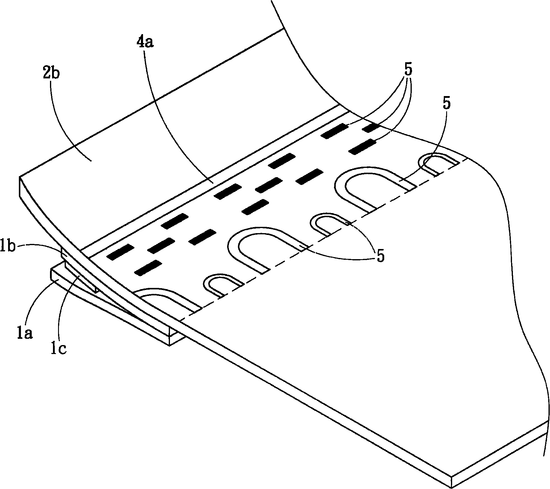 Continuous inflatable air sealing member and manufacturing method thereof