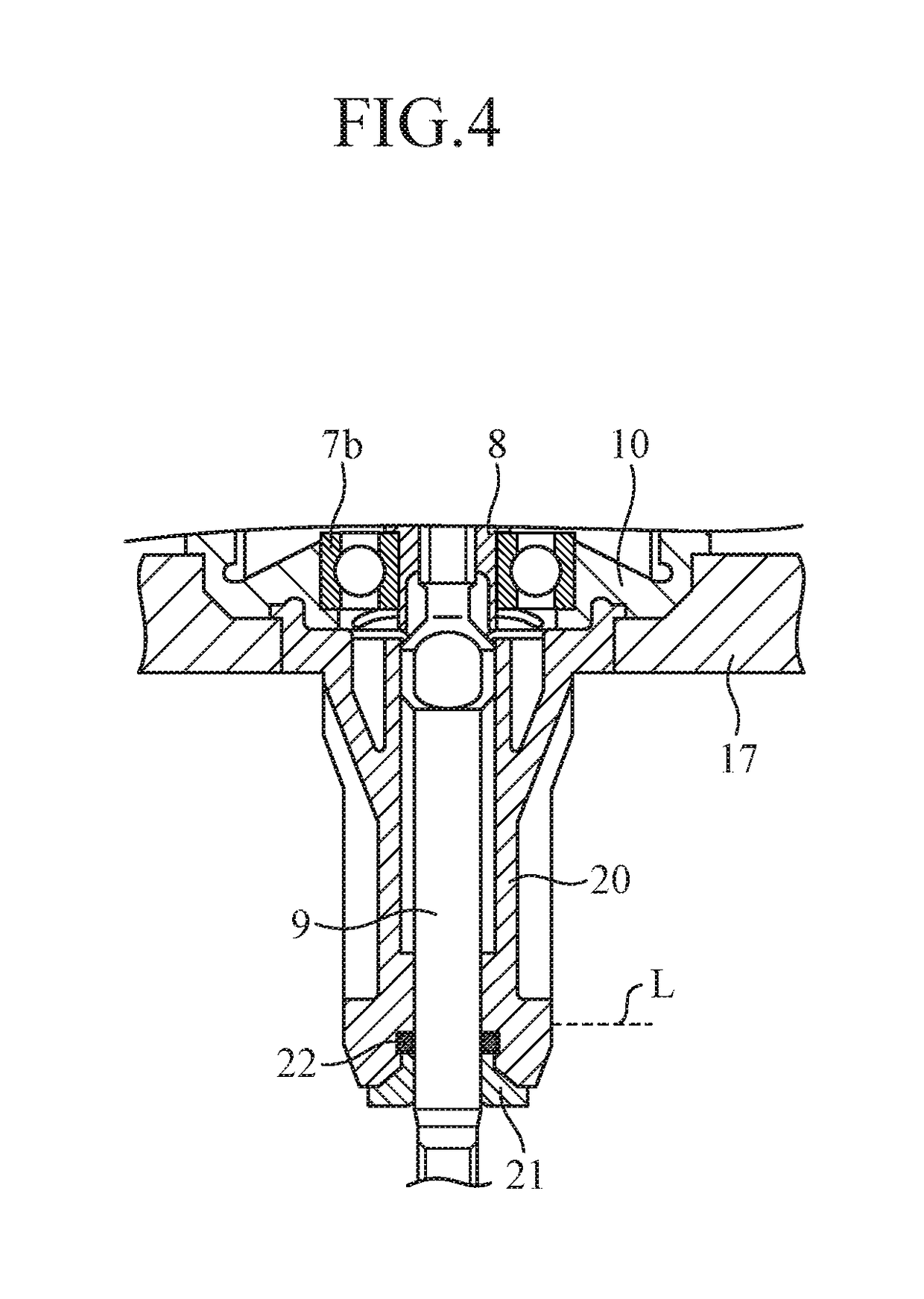 Heat resistant structure for shaft retainer, and actuator