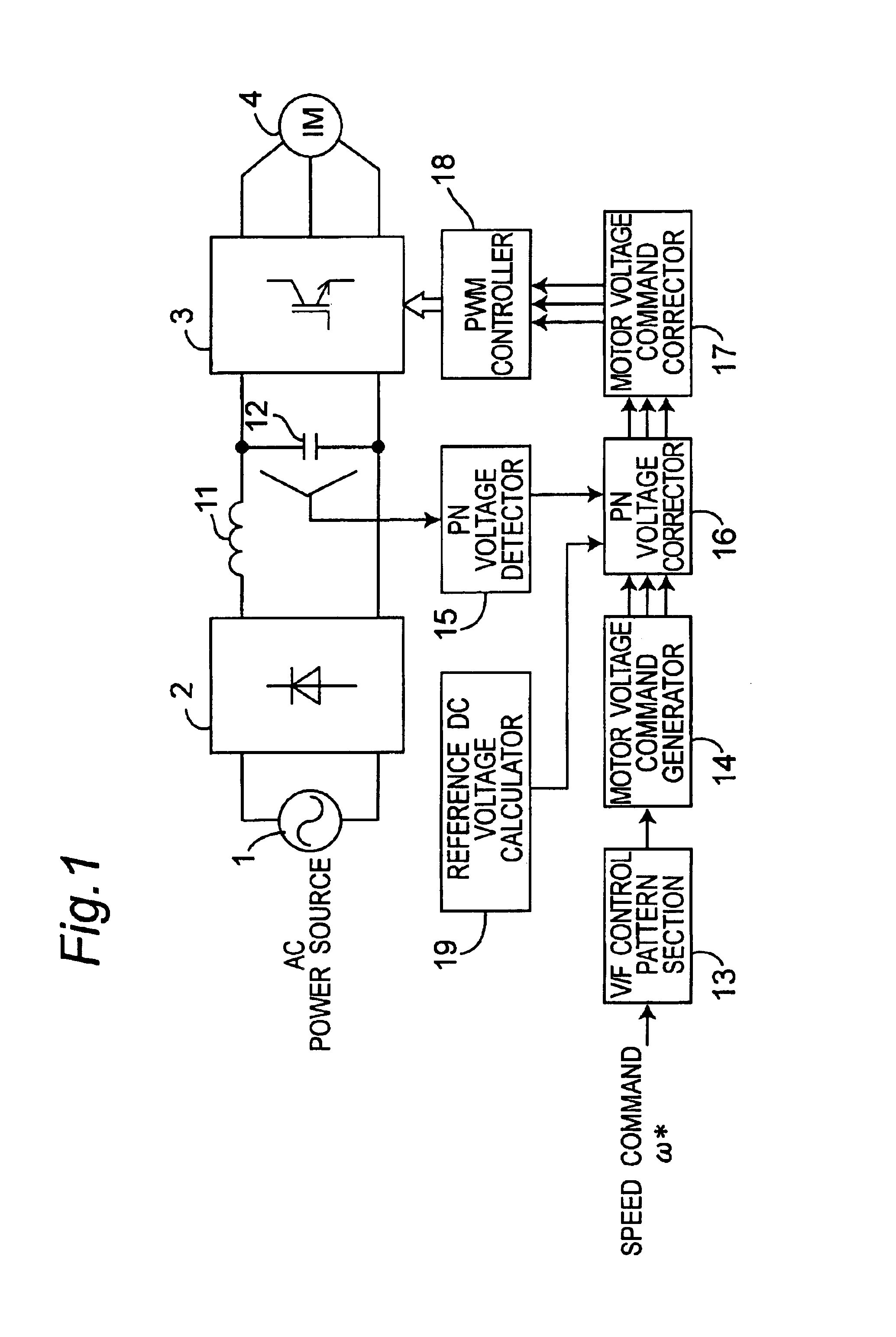 Inverter control device for driving a motor and an air conditioner
