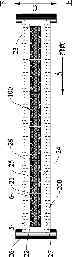 Internal tandem cell photovoltaic module and method for manufacturing package structure