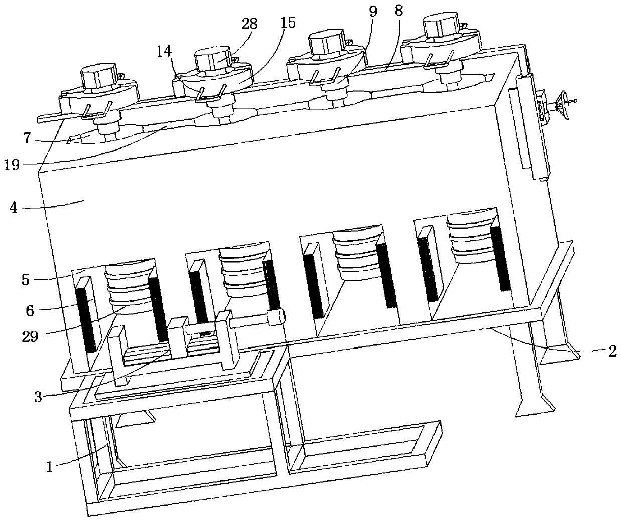 Environmental protection equipment for stone grinding