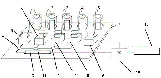 Device and method for detecting polycyclic aromatic hydrocarbon in water sample on site
