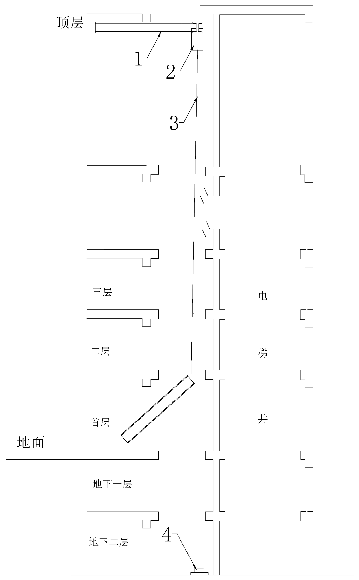 Installation equipment for large diameter pipes in tube wells