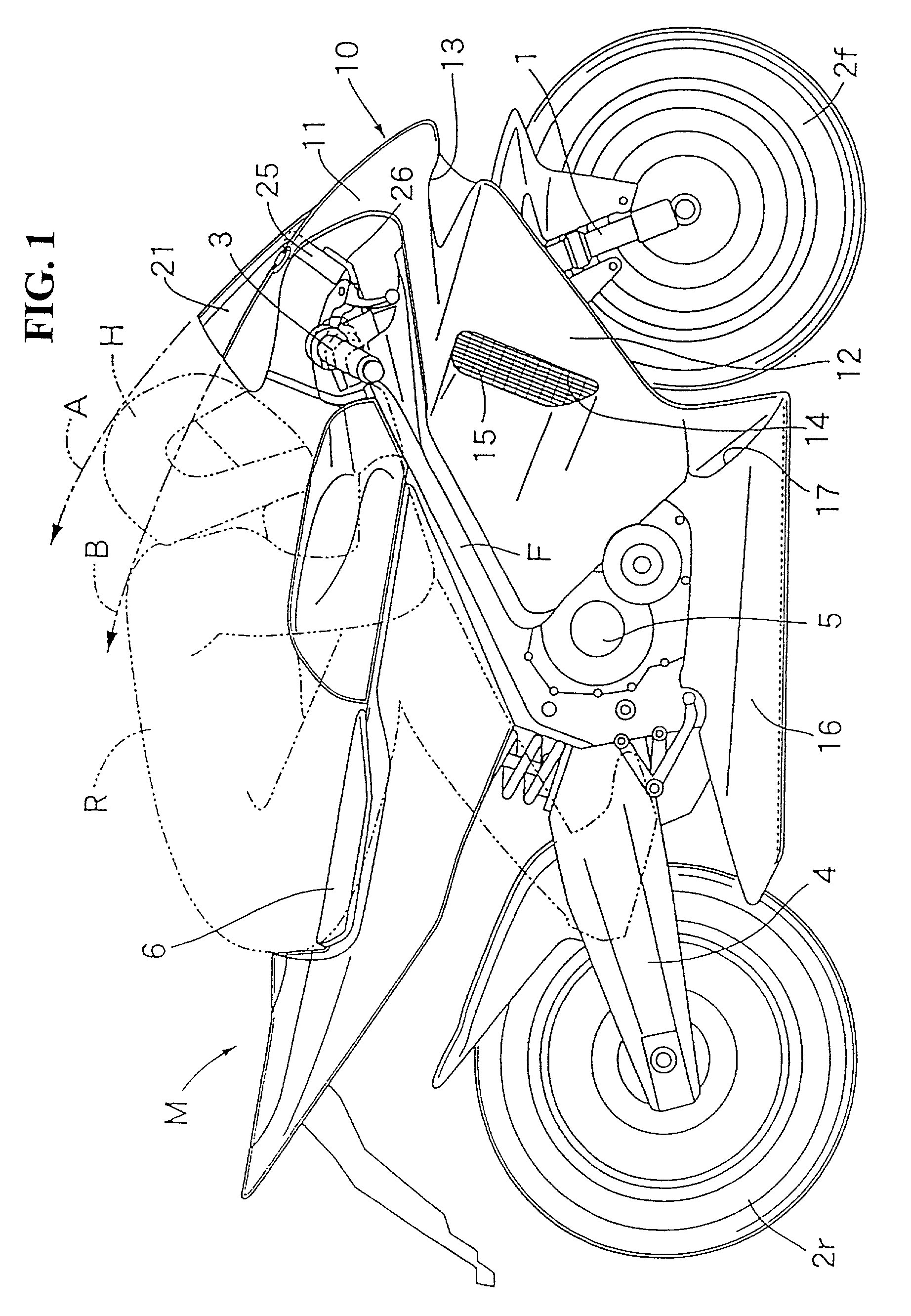 Arrangement structure of upper cowl, screen, and meter for motorcycles