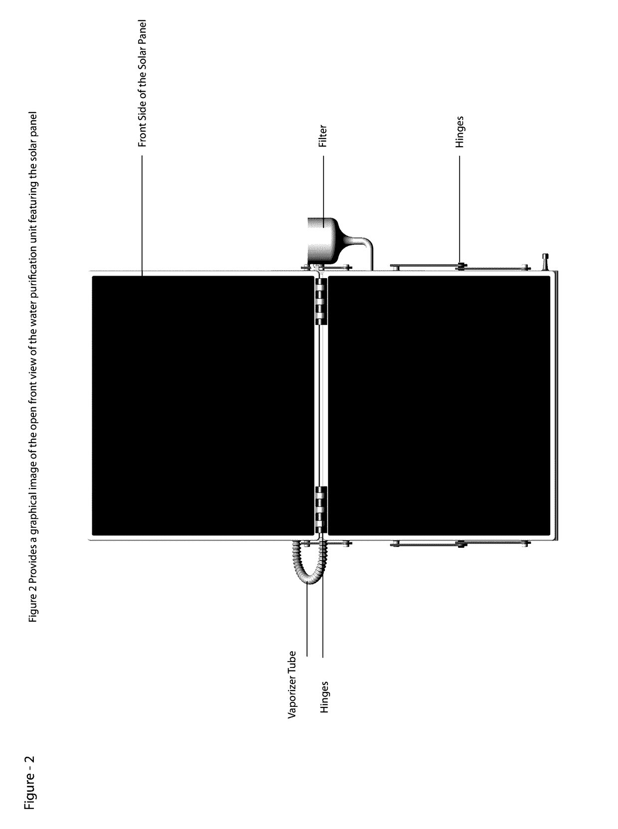 Methods and devices comprising solar power for water purification