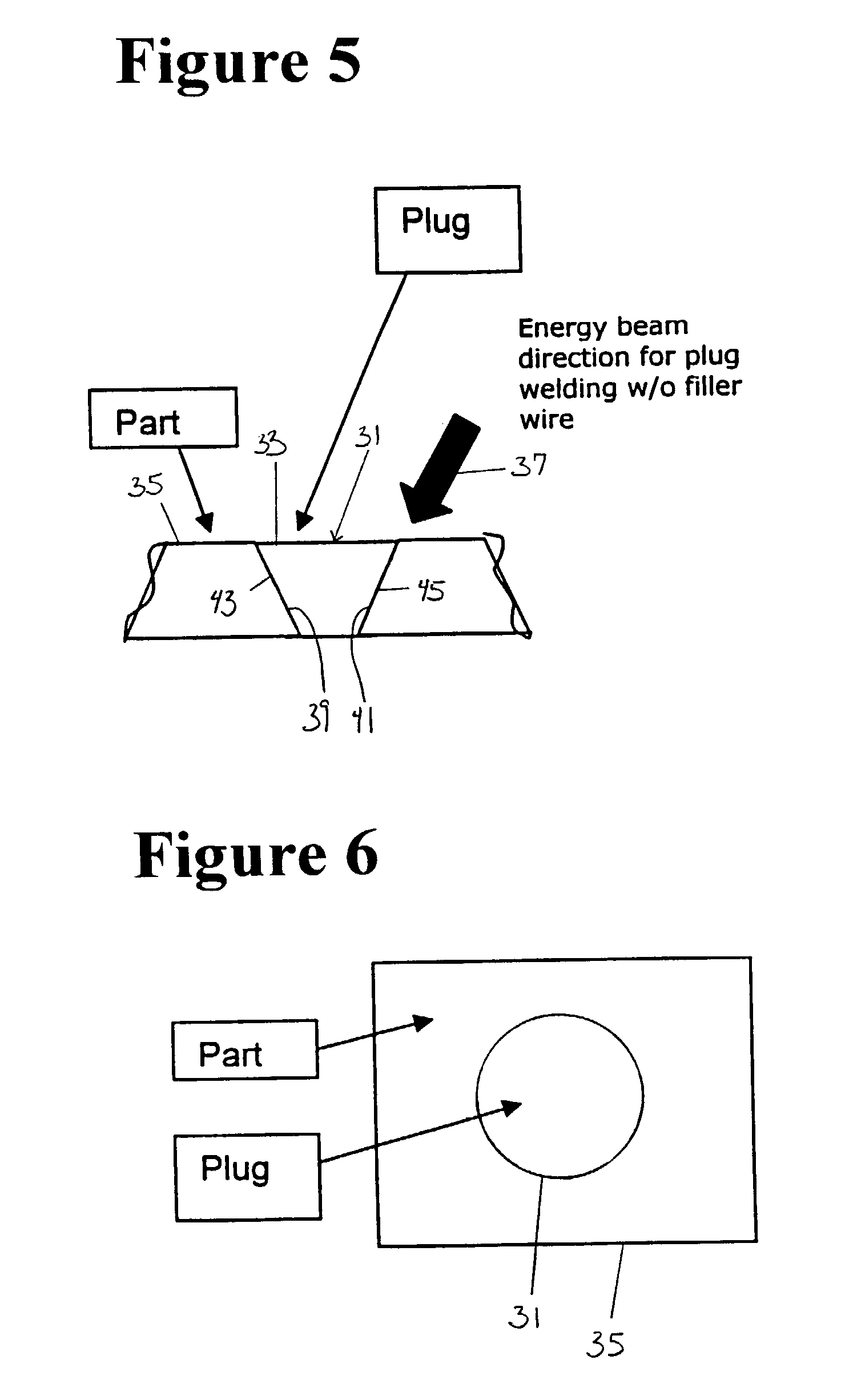 Repair with feedstock having conforming surfaces with a substrate