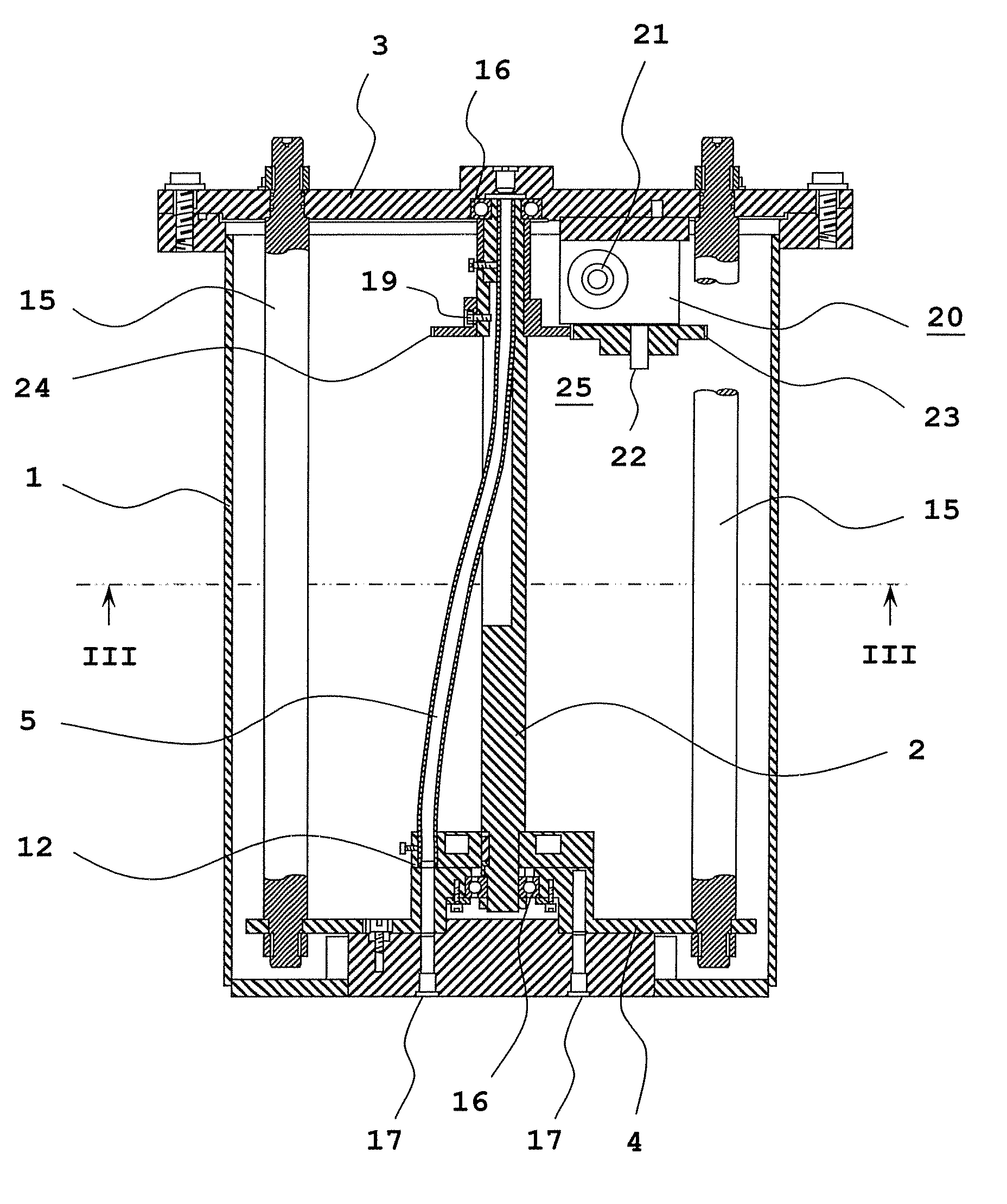 Passage selector of reactor in-core nuclear-measuring apparatus