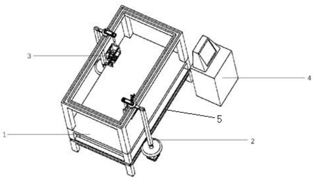 Adhesive tape adhesion facility based on vacuum insulated panel