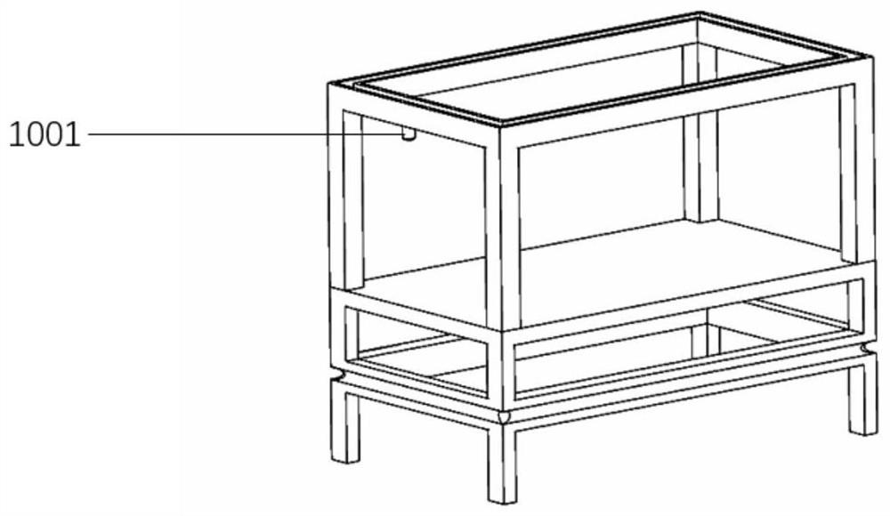 Adhesive tape adhesion facility based on vacuum insulated panel