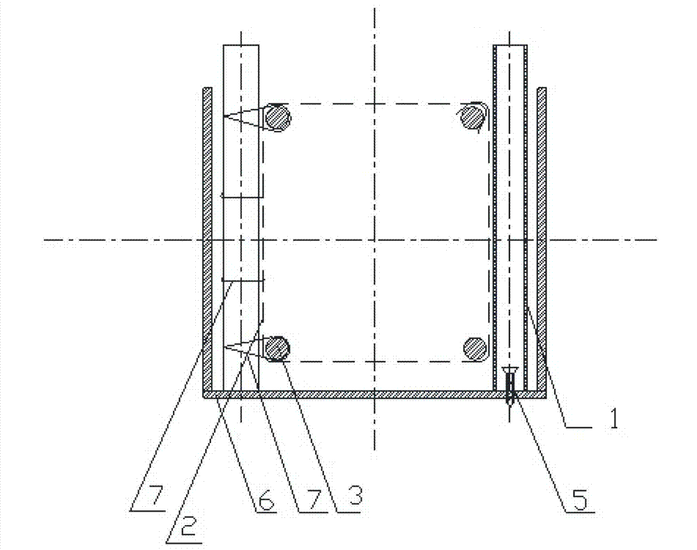 Connection method of main reinforcement of constructional column of infilled wall and framed girder