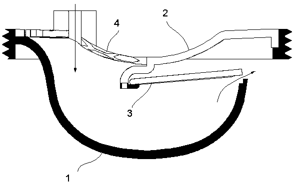 Deodorizing floor drain filter element structure