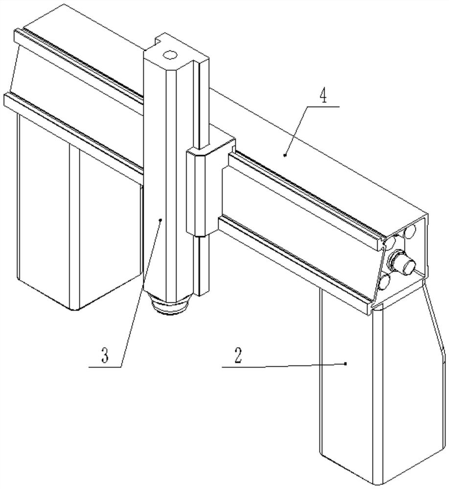 A self-aligning machine tool beam