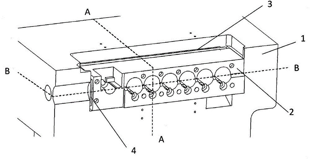 Mechanism suitable for off-line rapid die change of multi-station cold heading machine