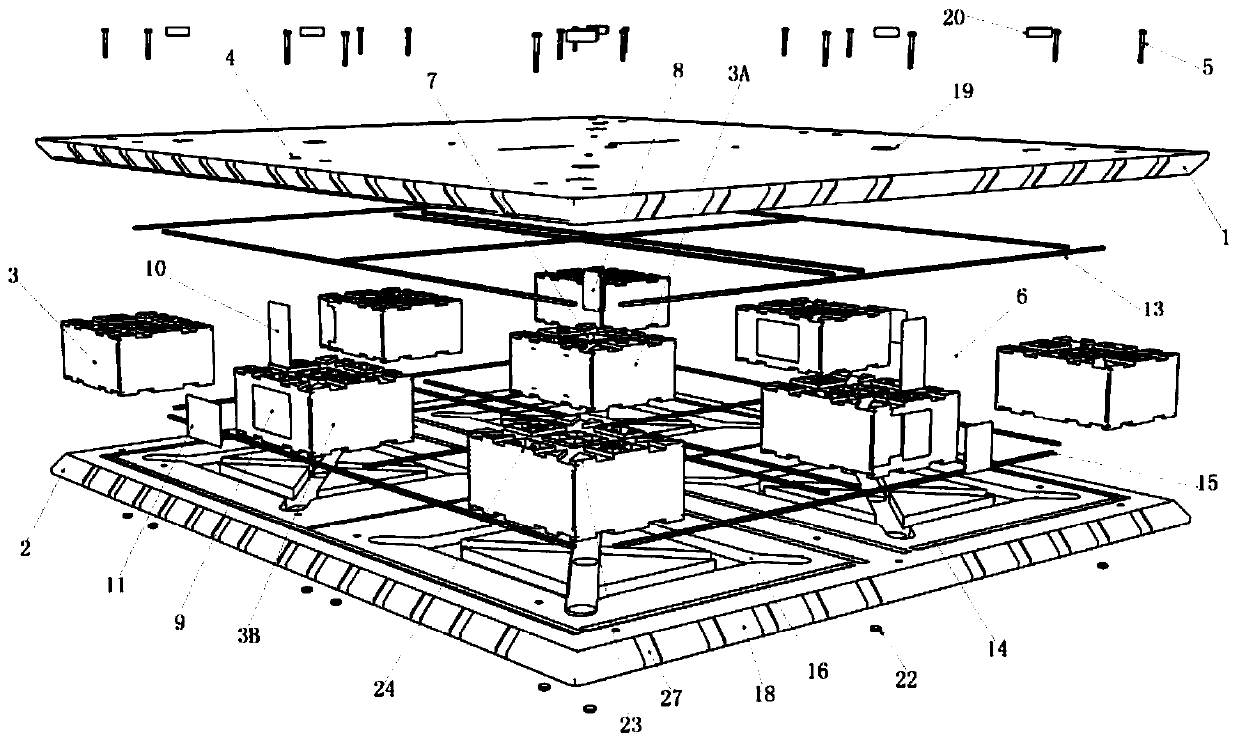 Double-sided tray for logistics and information embedding method