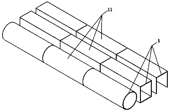 Tunnel type planting platform mobile device