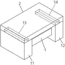 Magnetic core structure capable of reducing insertion loss