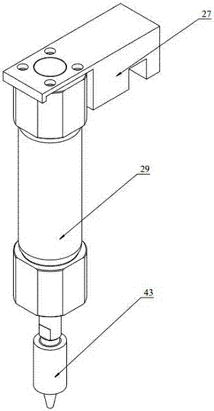 Assembling and correcting device for insulating parts of automobile horns