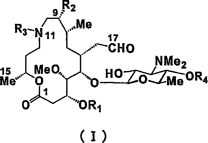 Novel 15-membered cyclic azalide, novel 16-membered cyclic diazalide derivative, and process for producing these