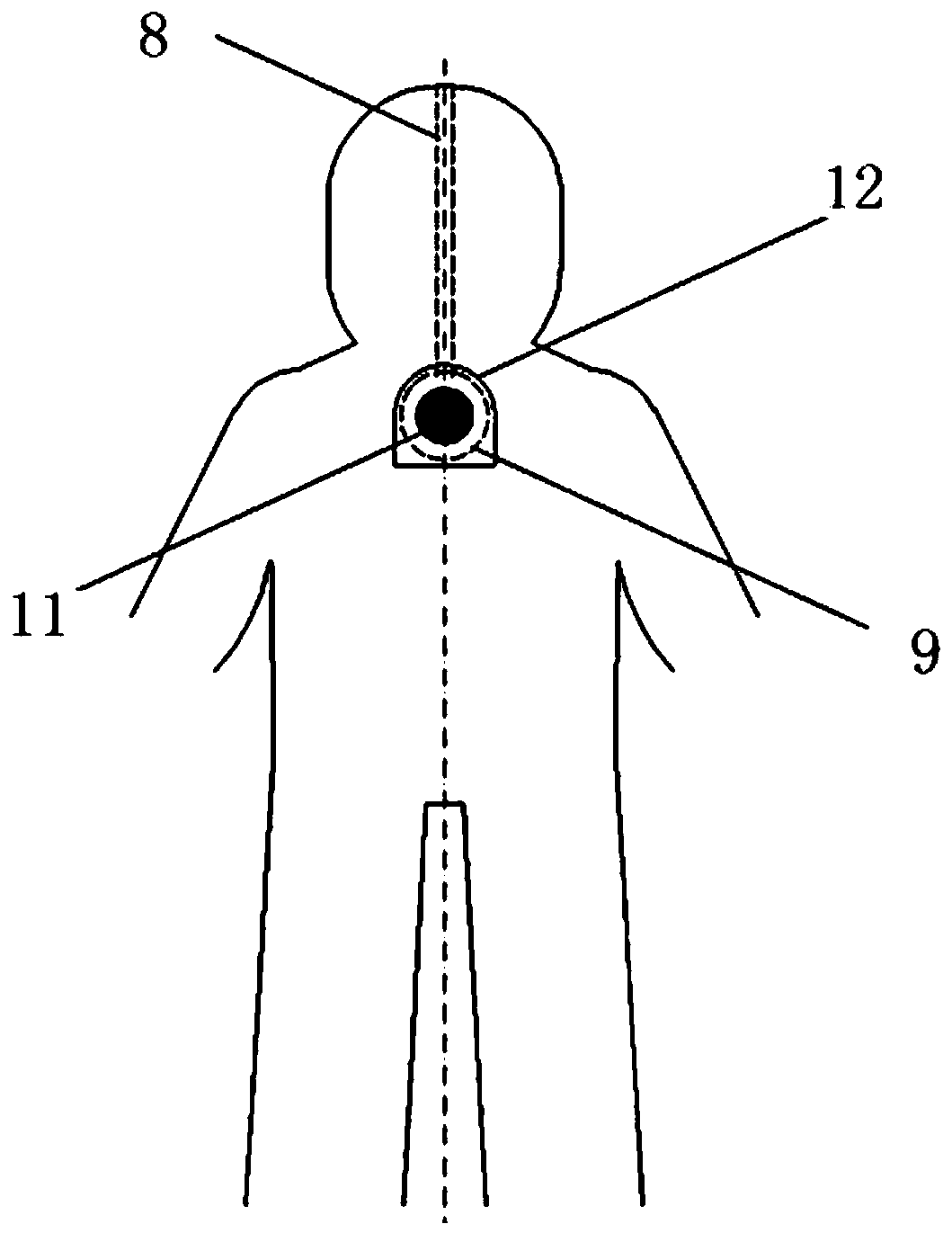 Full-coverage oxygen-enriched anti-epidemic protective clothing