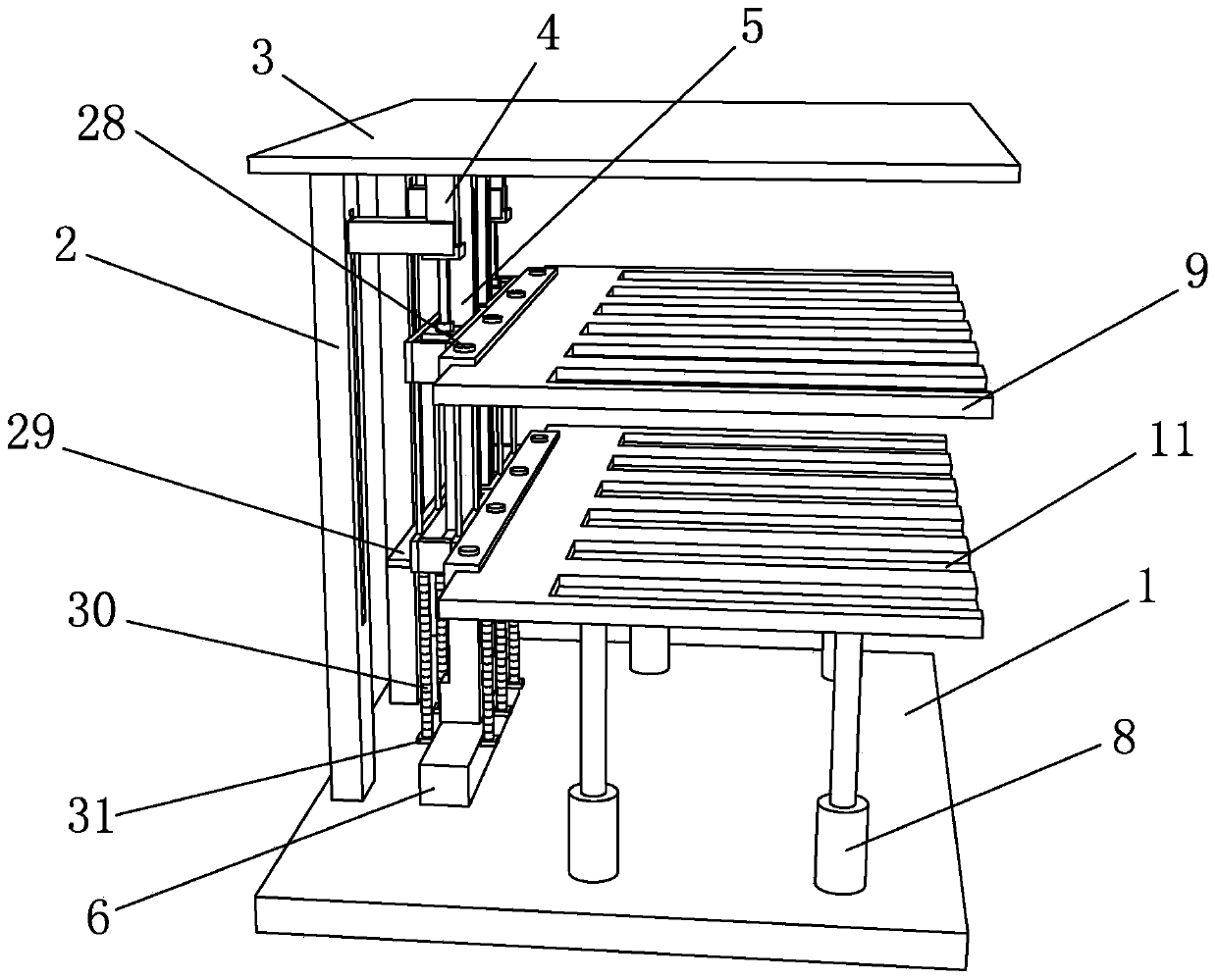 A material management system for construction engineering and its monitoring method