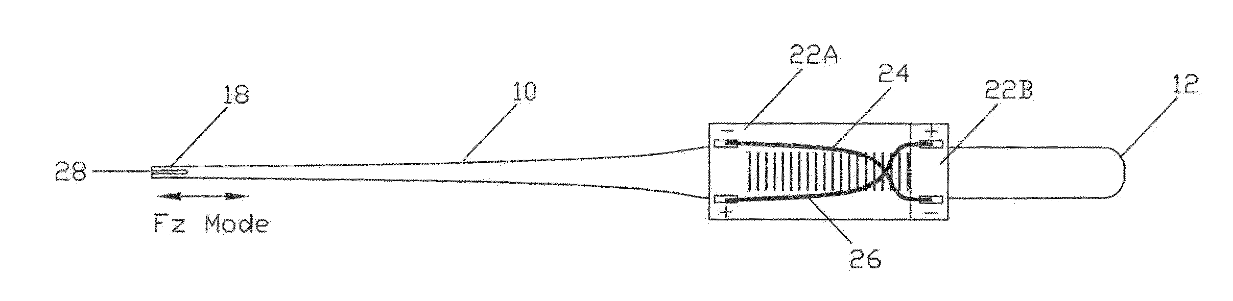 Surgical device employing a cantilevered beam dissector