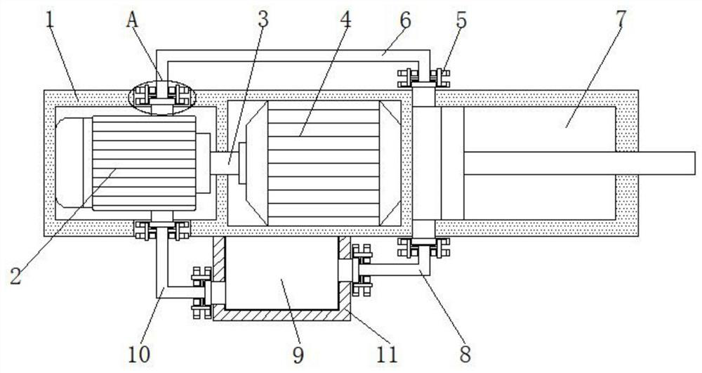 A constant speed hydraulic drive device