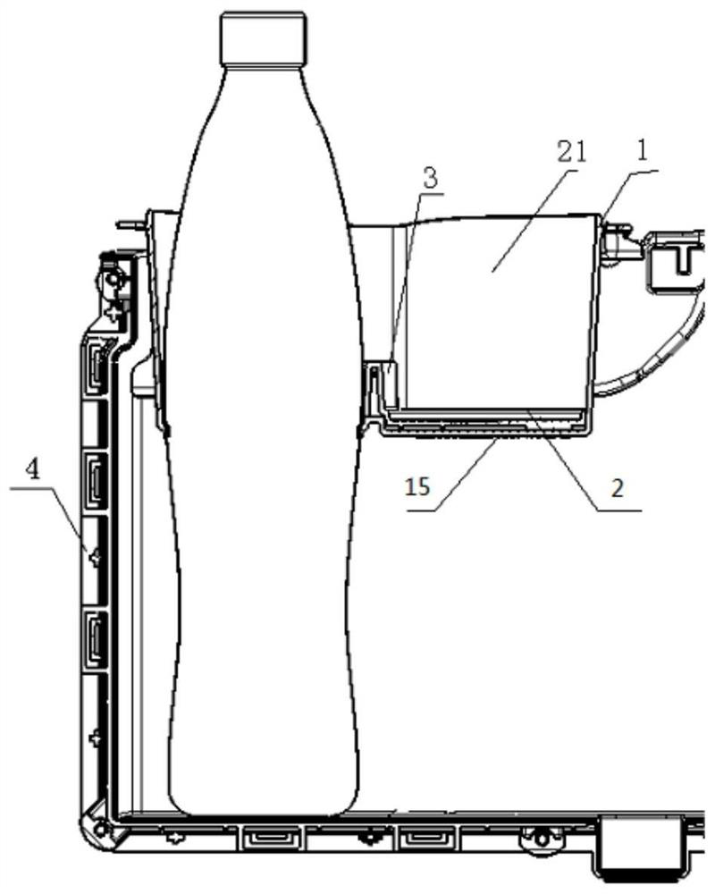 Center control box cup stand